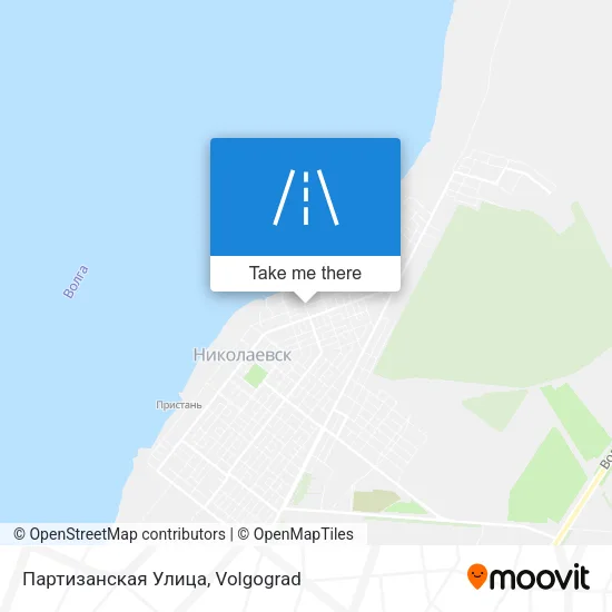 Партизанская Улица map