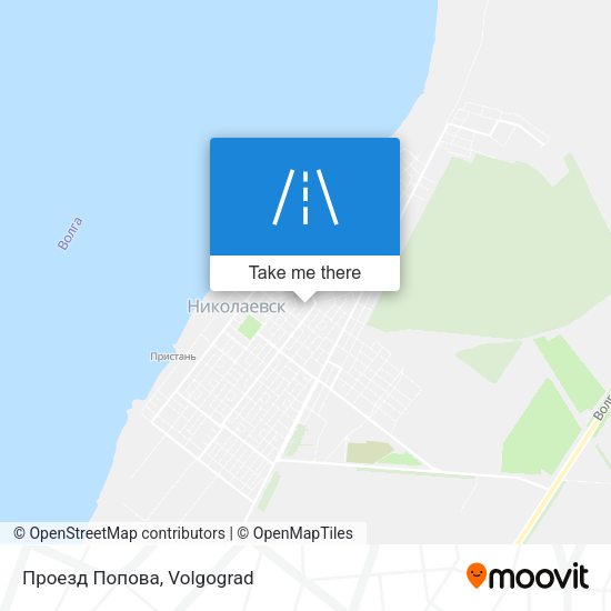 Проезд Попова map