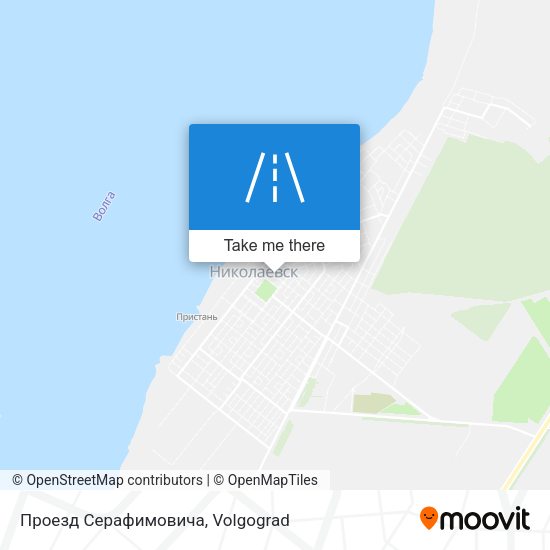 Проезд Серафимовича map