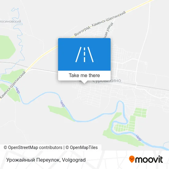 Урожайный Переулок map