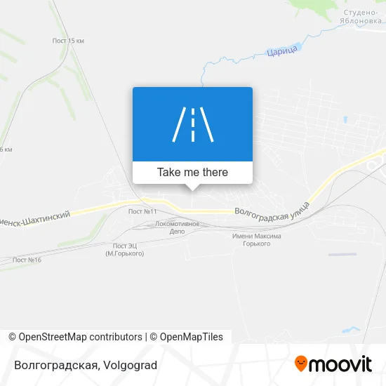 Волгоградская map