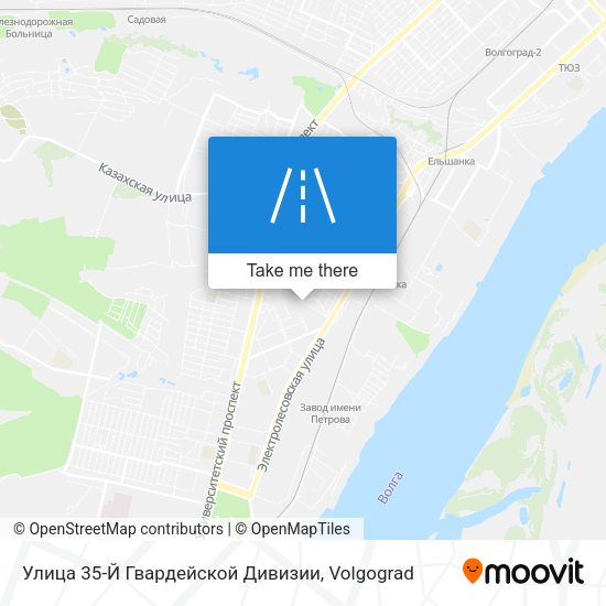 Улица 35-Й Гвардейской Дивизии map