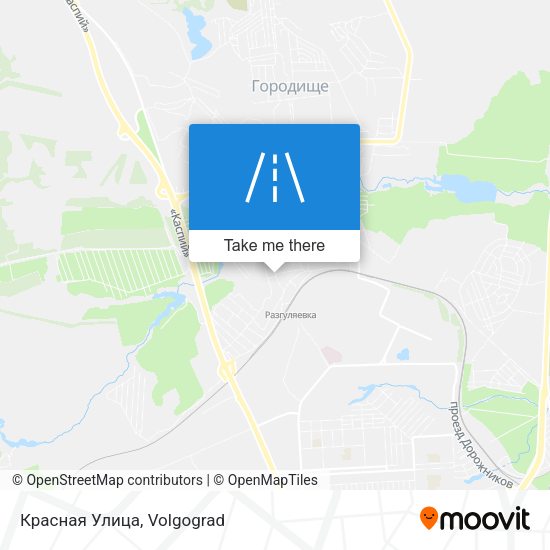 Красная Улица map