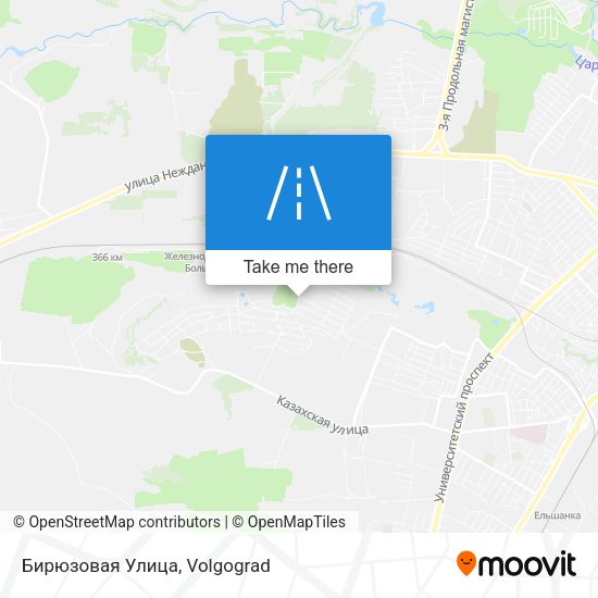 Бирюзовая Улица map