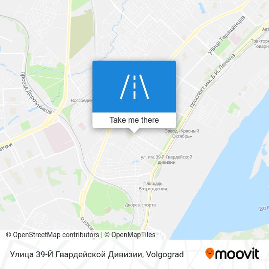 Улица 39-Й Гвардейской Дивизии map