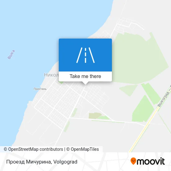 Проезд Мичурина map