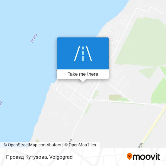 Проезд Кутузова map