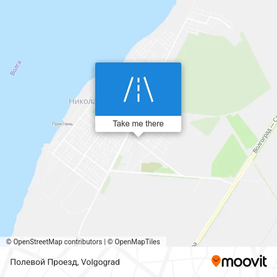 Полевой Проезд map