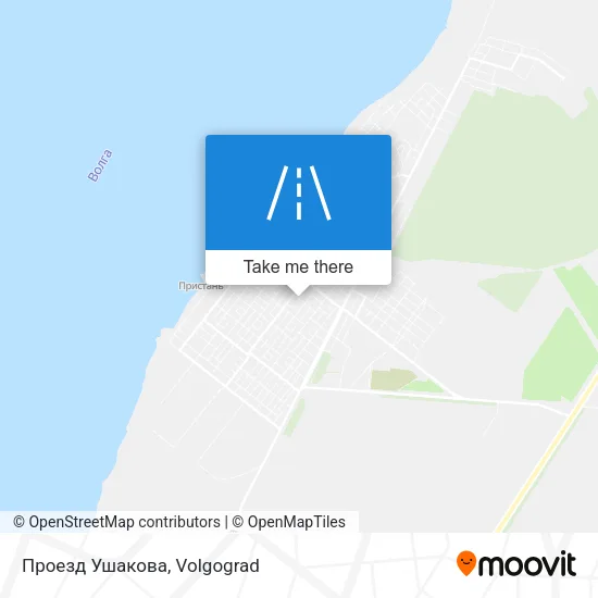 Проезд Ушакова map