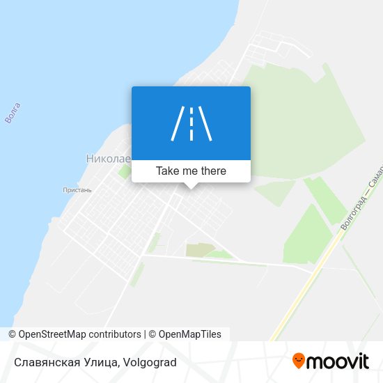 Славянская Улица map
