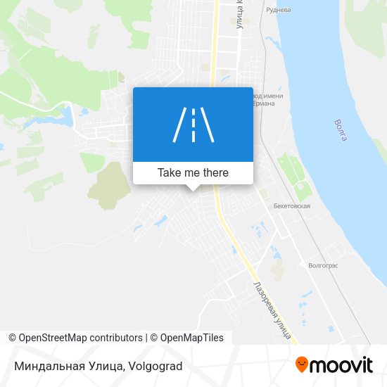 Миндальная Улица map