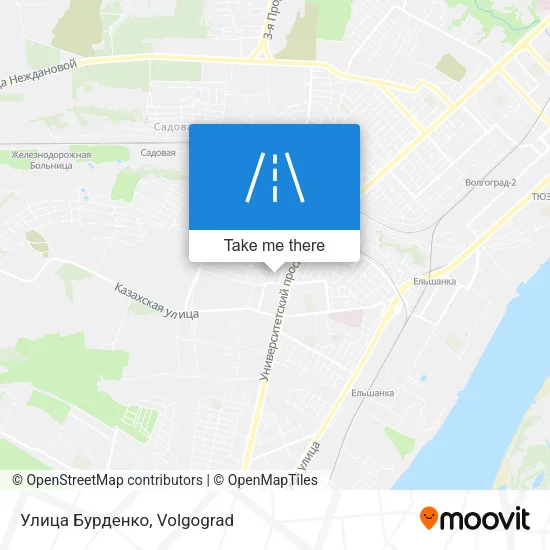 Улица Бурденко map