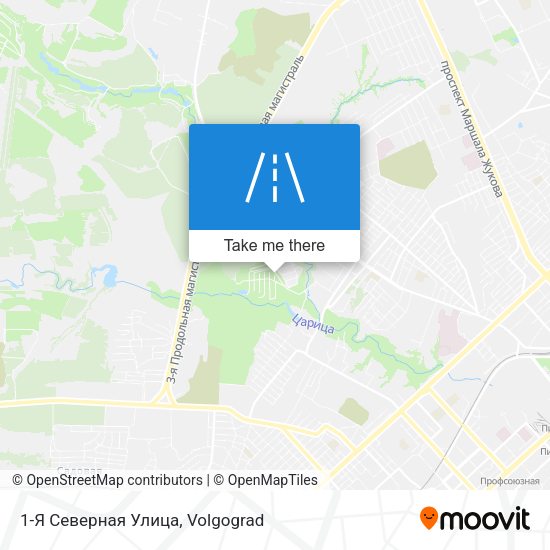 1-Я Северная Улица map