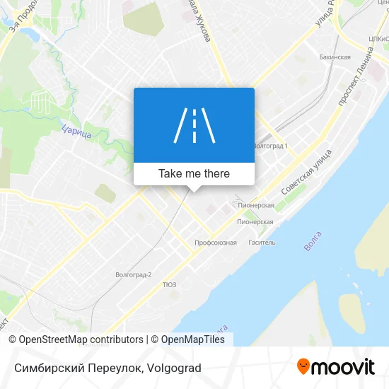 Симбирский Переулок map