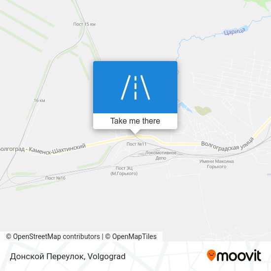 Донской Переулок map