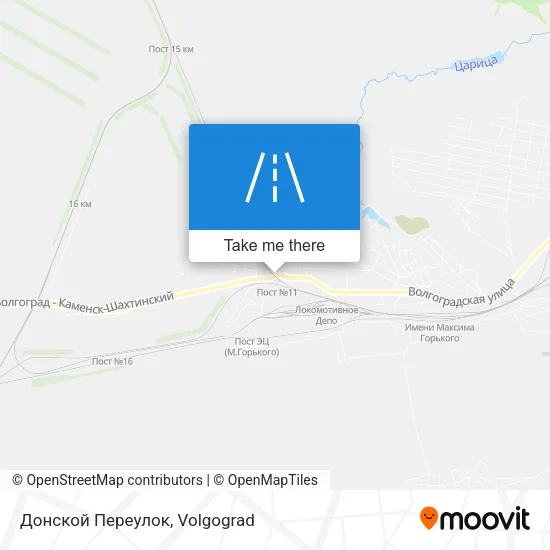 Донской Переулок map