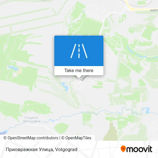 Приовражная Улица map