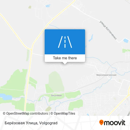 Берёзовая Улица map