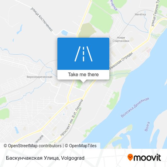 Баскунчакская Улица map