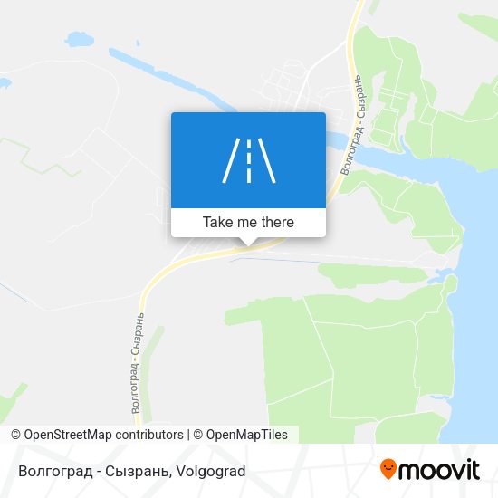Волгоград - Сызрань map