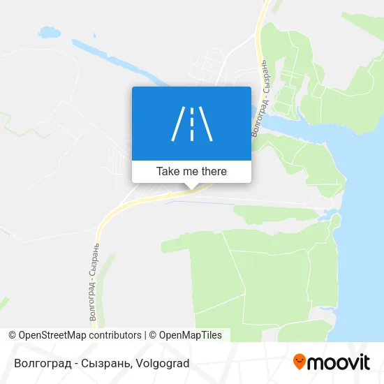 Волгоград - Сызрань map