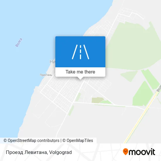 Проезд Левитана map