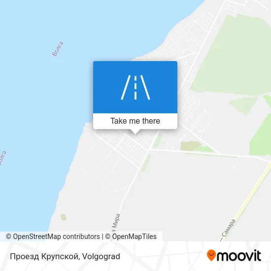 Проезд Крупской map