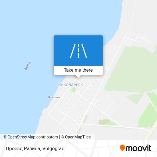Проезд Разина map