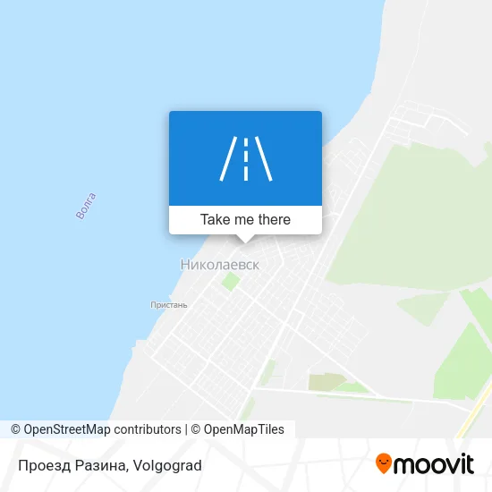 Проезд Разина map