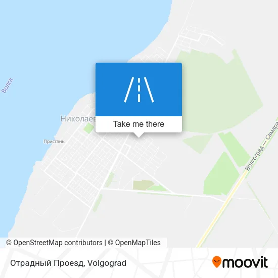 Отрадный Проезд map