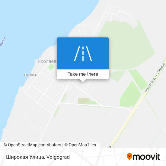 Широкая Улица map