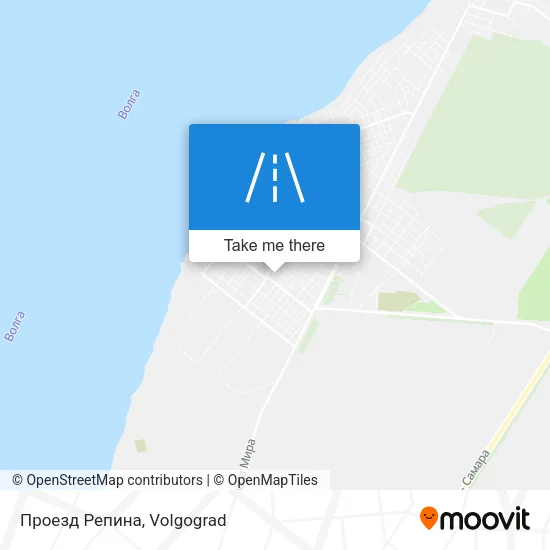 Проезд Репина map