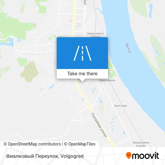 Фиалковый Переулок map