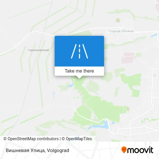 Вишневая Улица map