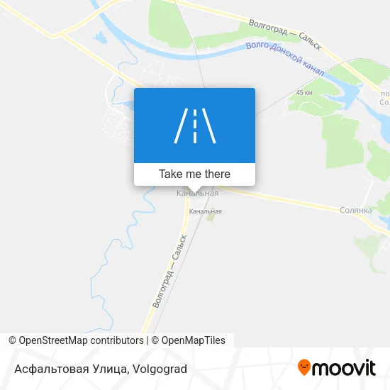Асфальтовая Улица map
