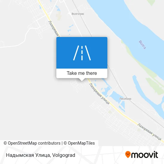 Надымская Улица map