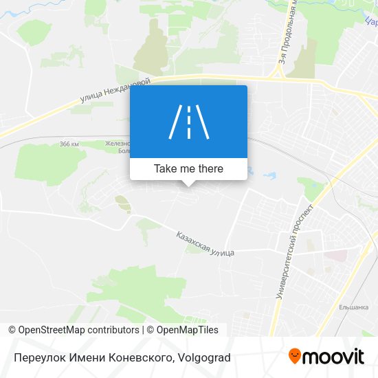 Переулок Имени Коневского map