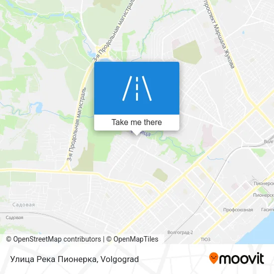 Улица Река Пионерка map