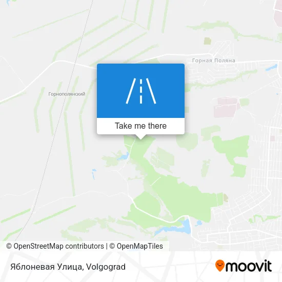 Яблоневая Улица map