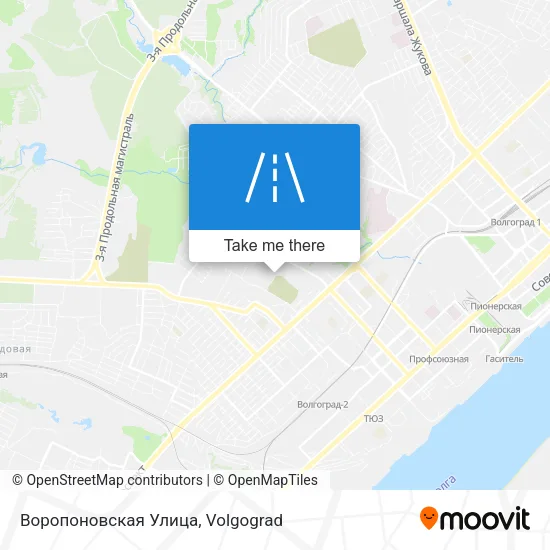 Воропоновская Улица map
