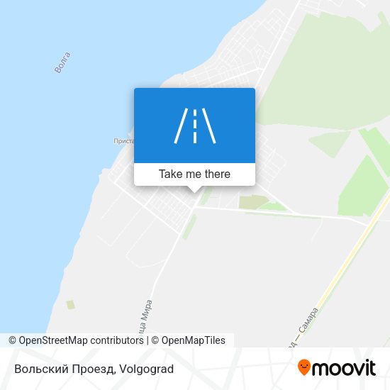 Вольский Проезд map
