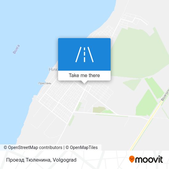 Проезд Тюленина map