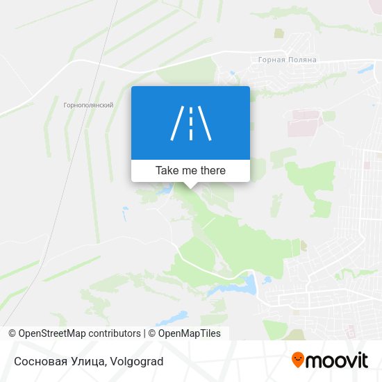 Сосновая Улица map