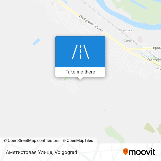 Аметистовая Улица map