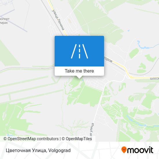 Цветочная Улица map