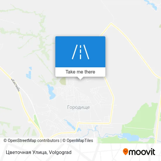 Цветочная Улица map