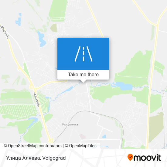 Улица Аляева map