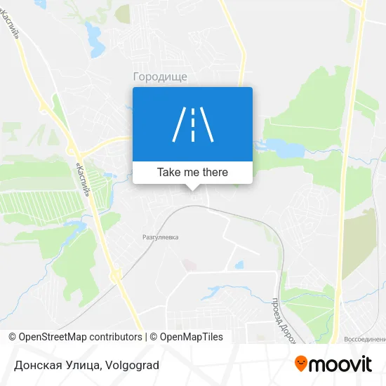 Донская Улица map