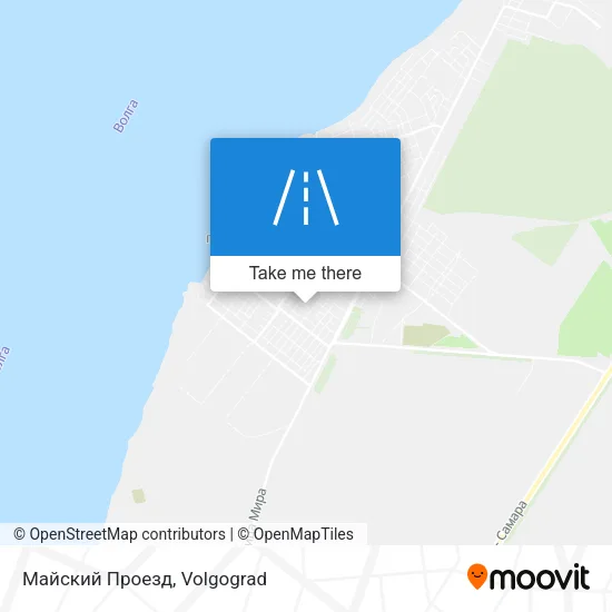 Майский Проезд map