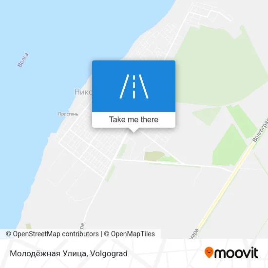 Молодёжная Улица map